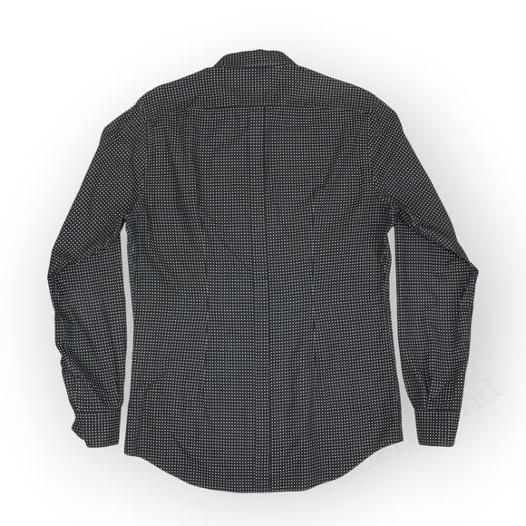 42/16.5 Dolce&Gabbana Black PolkaDot Jacquard Cotton DAVID Tailored Italy - Picture 14 of 16